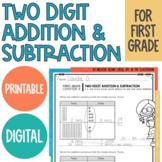 Go Math - First Grade - Chapter 8 - Two Digit Addition and Subtraction