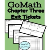 Go Math Fourth Grade Chapter Three - Exit Tickets