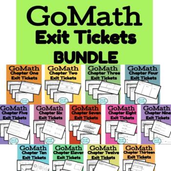 Preview of Go Math Fourth Grade Exit Tickets BUNDLE