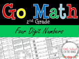 Go Math Second Grade:  Chapter 3 Supplement - Four Digit Numbers