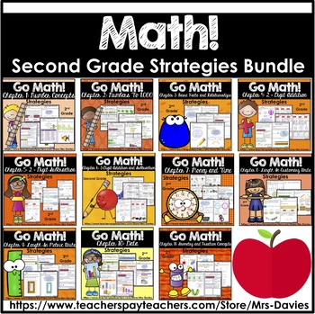 Preview of Go Math! Grade 2 Strategies Illustrated Notes
