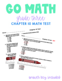 Go Math Grade 3 Chapter 10 Test