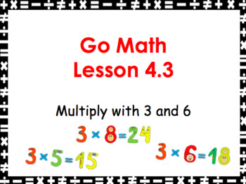 Preview of Go Math Grade 3 Chapter 4 Slides