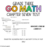 Go Math Grade 3 Chapter 7 Test