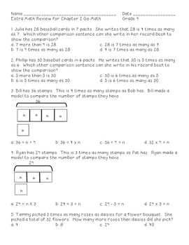 Preview of Go Math! Grade 4 Chapter 2 Test Review