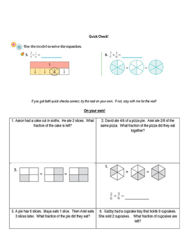 Go Math Grade 4 Chapter 7 Modified Lesson Worksheets by Adriana Cella