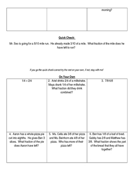 Go Math Grade 4 Chapter 7 Modified Lesson Worksheets by ...