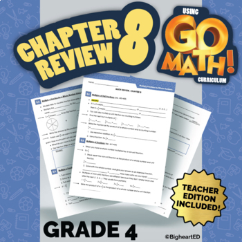 Preview of Go Math Grade 4 Chapter 8 Review