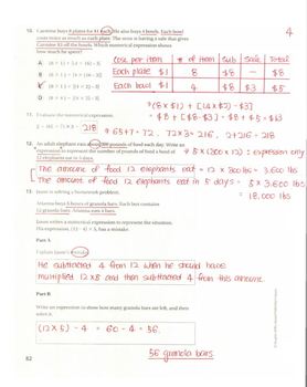 Go Math Grade 5 Chapter 1 Review/Test with Answers by ...