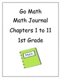 Go Math! Journal Activities for Grade 1, Chapters 1 to 12 BUNDLE