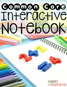 Preview of Common Core Kindergarten Interactive Math Notebook
