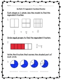 Go Math Practice - 3rd Grade Chapter 9 - Compare Fractions