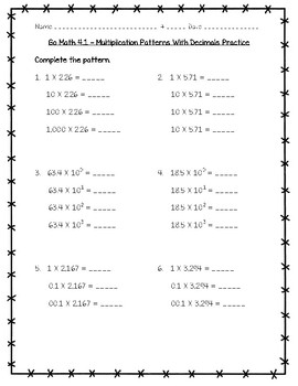 grade 4 decimals teaching resources teachers pay teachers