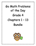 Go Math! Problems of the Day, Grade 4 (free response)