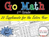 Go Math Second Grade Supplements for the ENTIRE YEAR Bundle