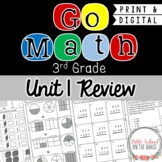 Go Math 3rd Grade: Unit 1 Review FREEBIE