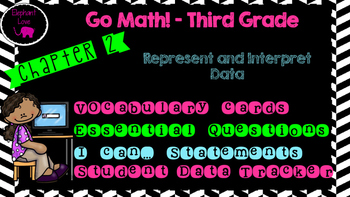 Preview of Go Math! Third Grade Word Wall/Vocabulary- Chapter 2