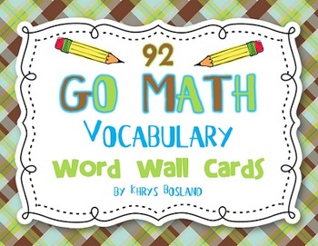 Kindergarten Math Word Wall in Spanish | Pared de palabras (matemáticas  kinder)