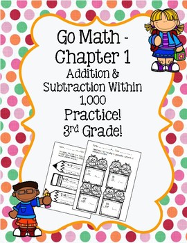 Preview of Go Math Worksheets - 3rd Grade - Entire Year Bundle