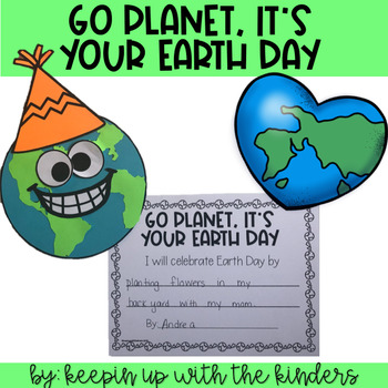 Preview of Go Planet, It's your Earth Day! Earth Day Writing Prompt