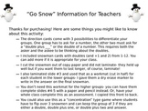 Go Snow! Differentiated Math Center Game- Doubles, Doubles
