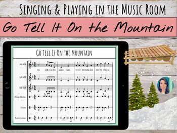 Preview of Go Tell It On the Mountain | African American Spiritual & Orff Arrangement