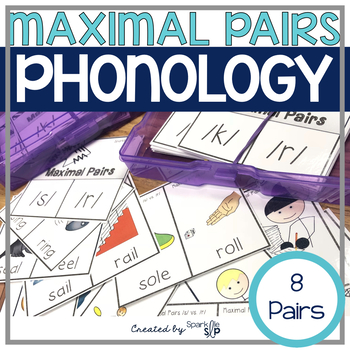 Preview of Phonology Speech Therapy Activities Maximal Pairs Oppositions