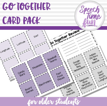 Preview of Go Together Pack for Older Students