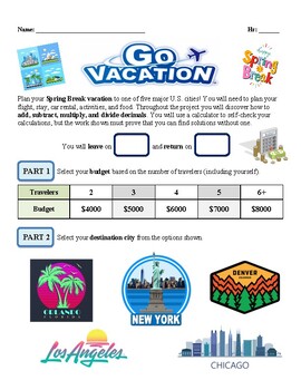 Preview of Go Vacation Project