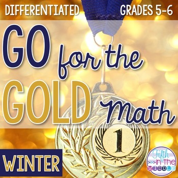 Preview of Winter Sports Differentiated Math Worksheets