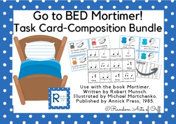 Preview of Go to BED Mortimer! Keetman Task Rhythmic Cards
