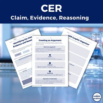 Preview of Go-to-Guide for Teaching CERs  - Claim, Evidence, Reasoning - Multiple Resources