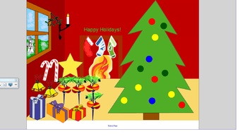 Preview of GoMath Grade 3 - Chapter 5 Review - Holiday Smart Notebook Interactive