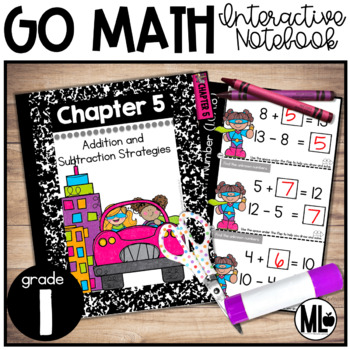 Preview of Go Math Interactive Notebook, Add. and Sub. Relationships -Chapter 5-First Grade