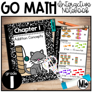 Preview of Go Math Interactive Notebook, Addition Concepts - Chapter 1 First Grade