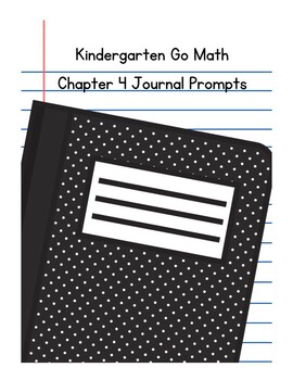 Preview of GoMath Kindergarten No Prep Math Journal Chapter 4
