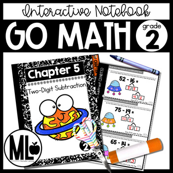 Preview of GoMath-Second Grade InteractiveNotebook Chapter 5 - Two-Digit Subtraction