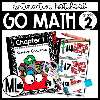 Preview of GoMath-Second Grade InteractiveNotebook Chapter1-NumberConcepts
