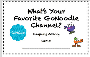 Preview of GoNoodle - Graphing Activity Booklet