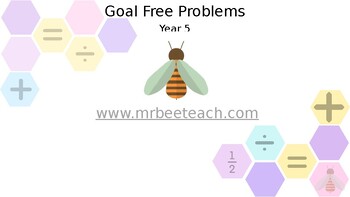 Preview of Goal Free Problems [Grade 5 / Year 5]