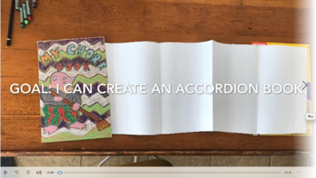 Preview of Goal: I can create an accordion book. Part 2/2 videos