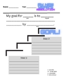 Goal Making- New Years Resolution- Graphic Organizer