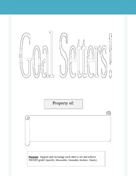 Preview of Goal Setters Club Booklet