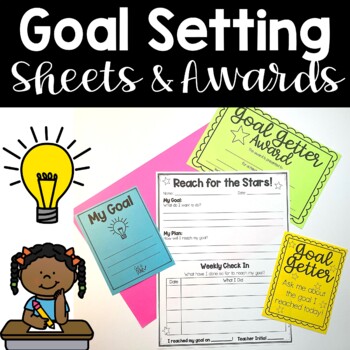 Preview of Goal Setting Planning Sheet & Awards