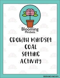 Growth Mindset Goal Setting Activity