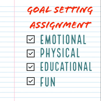 Goal Setting Assignment- Science Class Specific by Stay Curious | TPT