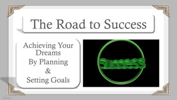 Preview of SMART Goal Setting 1 Career Exploration  Study Skills No Prep SEL Lesson w 3 vid