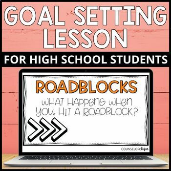 Preview of Goal Setting Classroom Lesson for High School Students