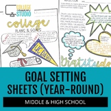 Goal Setting | End of the Year Reflection Worksheets