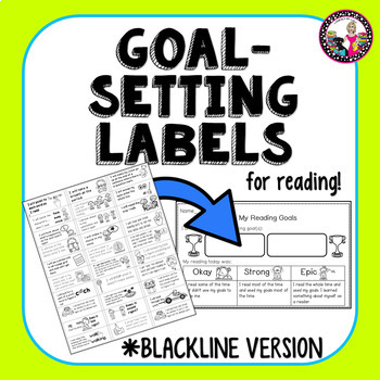 Preview of Goal Setting Labels